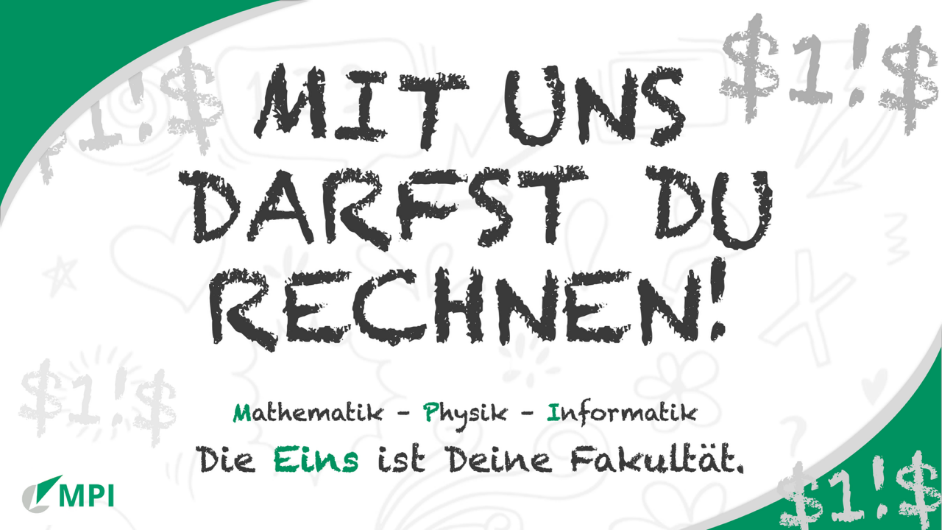 Fakultät 1 - Die Eins ist Deine Fakultät