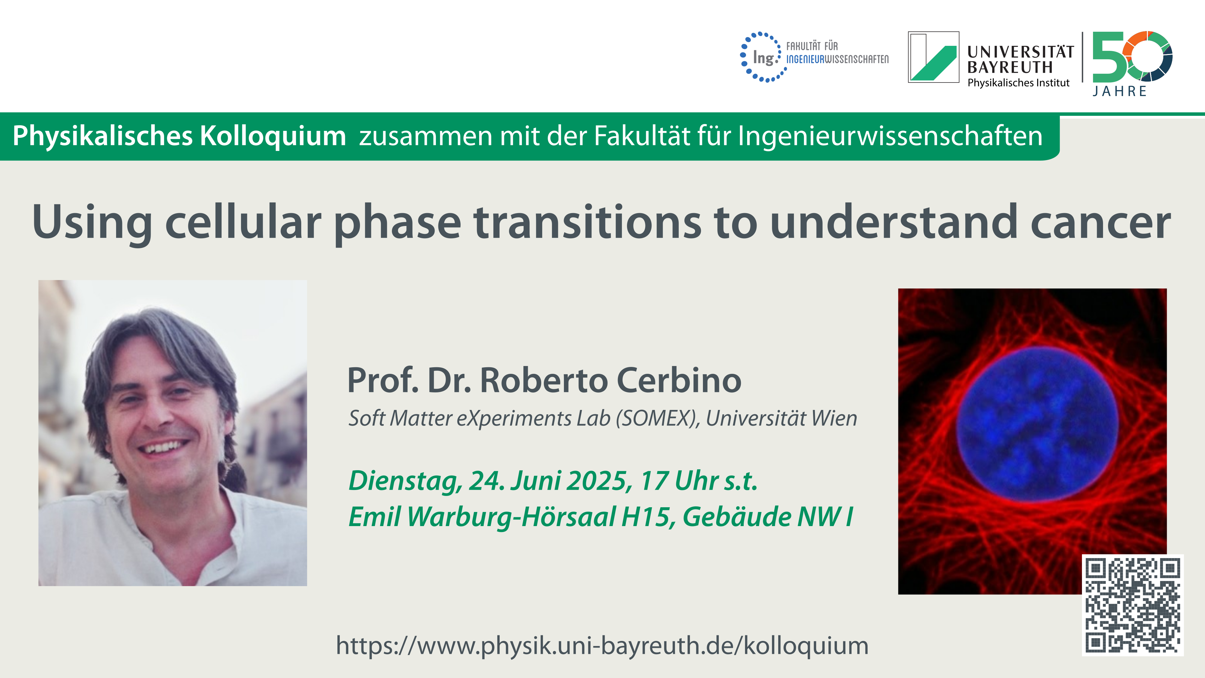 Physikalisches Kolloquium am 24. Juni 2025